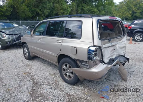 2004 Toyota Highlander V6 from USA, damaged, VIN JTEEP21A640057793